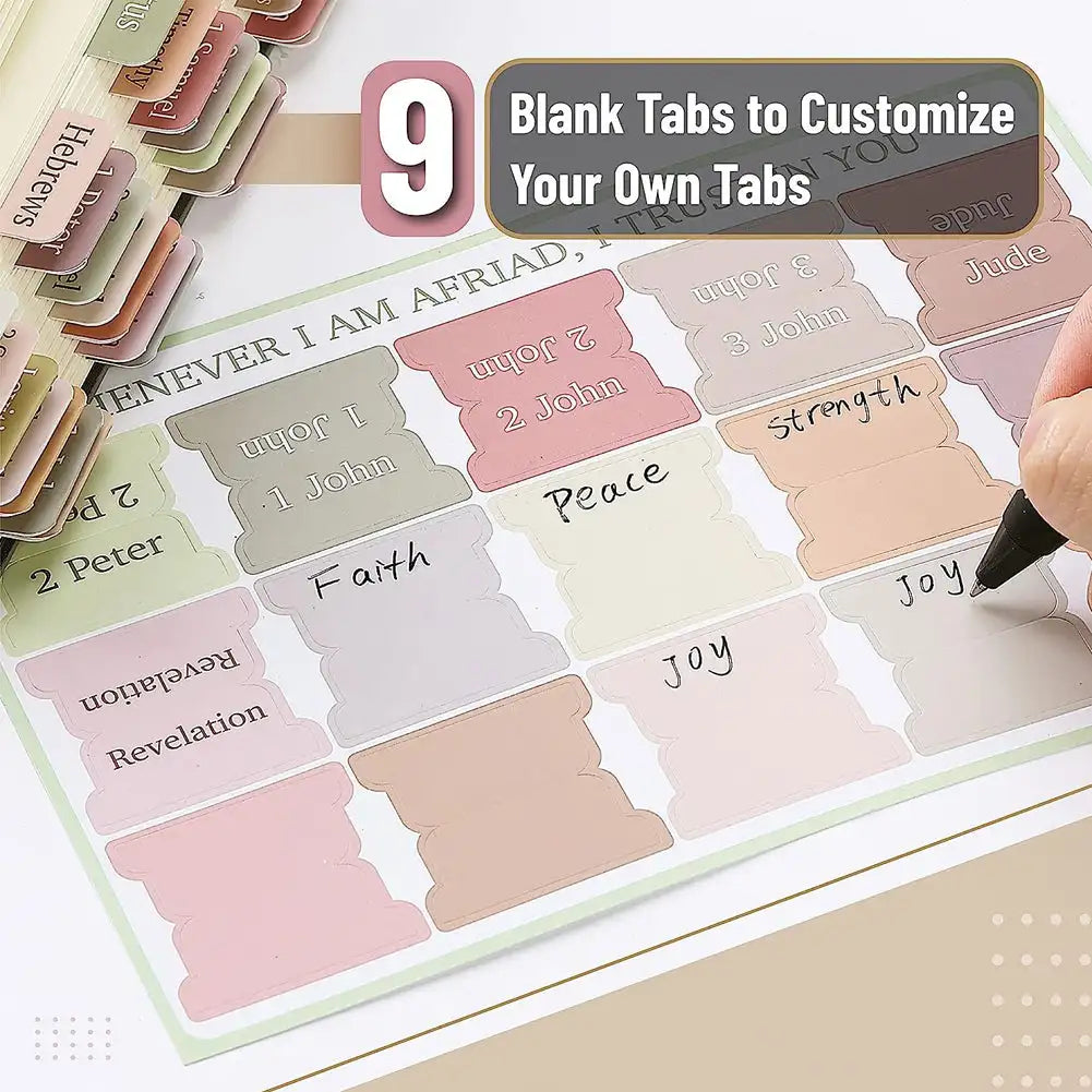 5/6 Sheets Bible Tabs