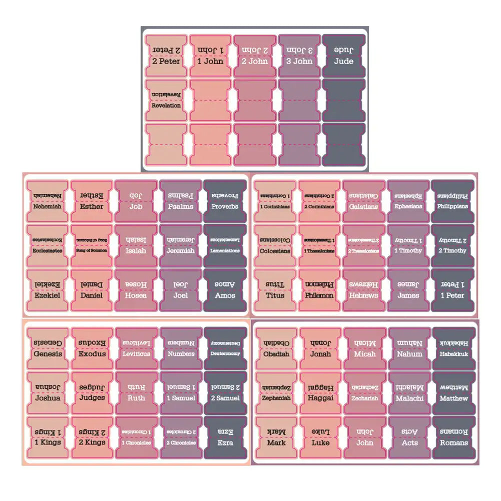 5/6 Sheets Bible Tabs